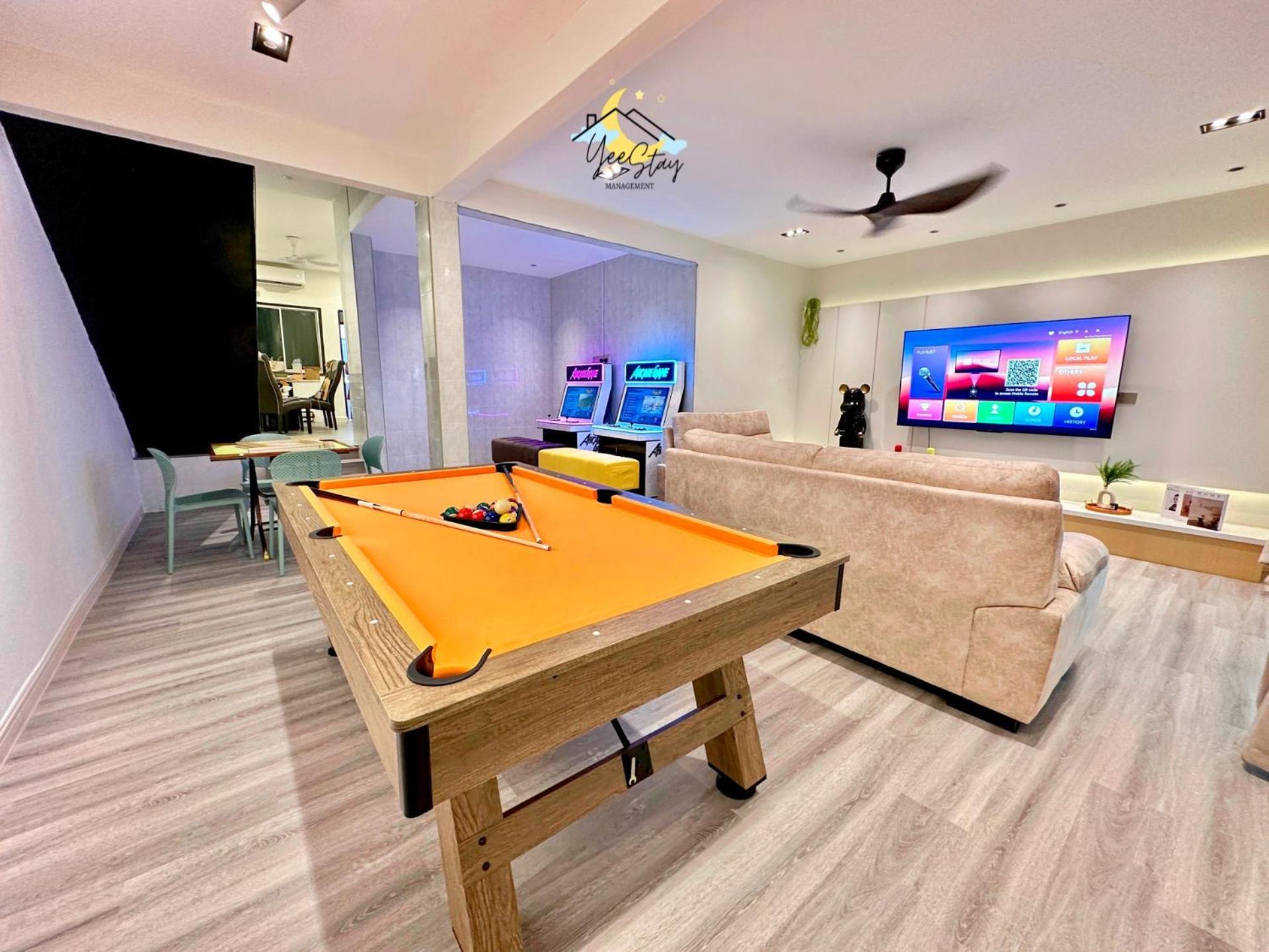 Kota Homestay-22pax With Karaoke,arcade Game,table Pool Walking 5min To Jonker